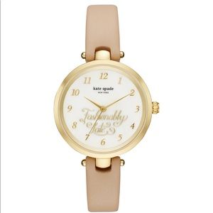 NWOT: Kate Spade Nude Watch “Fashionably Late”